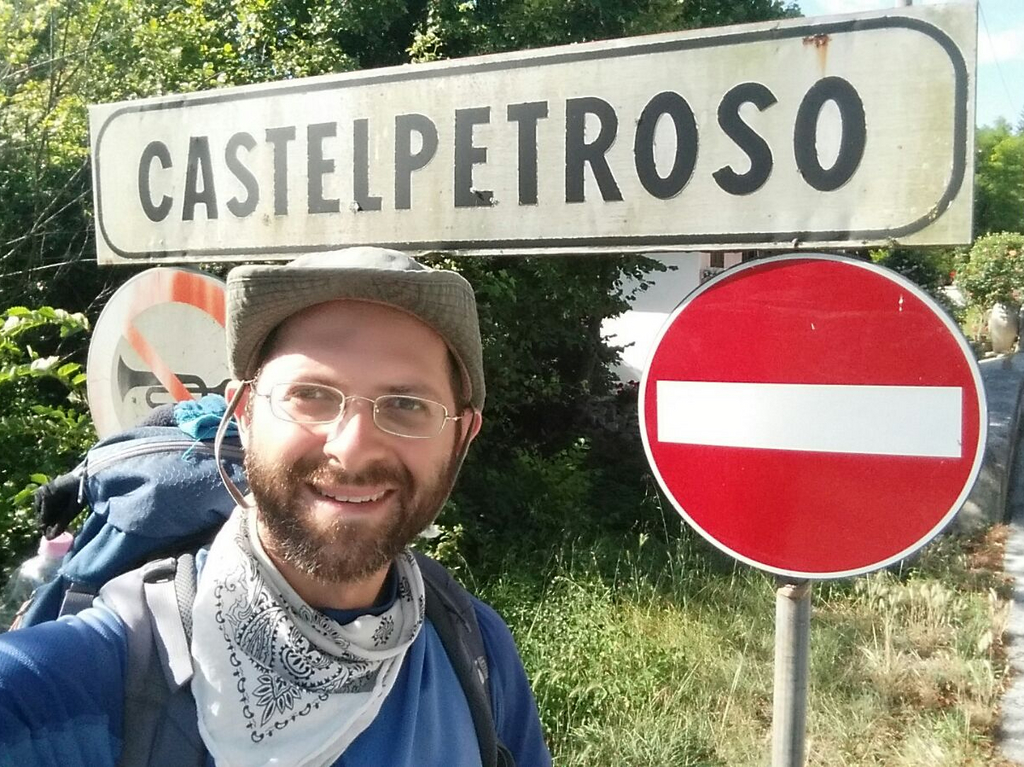 Aldo castelpetroso Cammino Francesco 2016